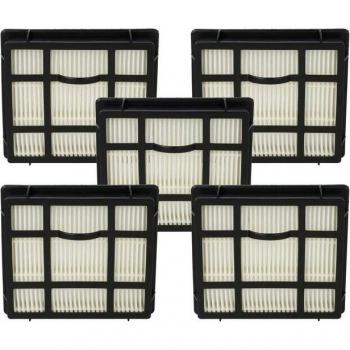 Kit de Rechange VHBW 5x : Filtre HEPA Noir/Blanc – AEG & Electrolux