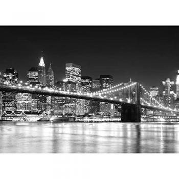 Art Décoratif Brooklyn Bridge Nocturne 100x140 cm CEANOTHE