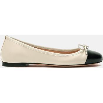 Silk Beige Ballerina Loafers – Women's 8 US Edition