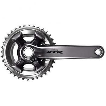Shimano XTR M9020 11-speed Trail Crankset, Black, 165mm, 36-26T, no ring