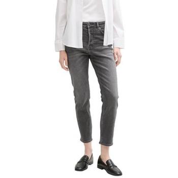 TOM TAILOR Denim Damen 7/8-Jeans im Used-Look