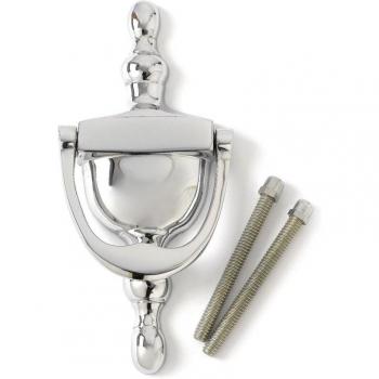 Heurtoir chromé 160 mm, style urne victorienne