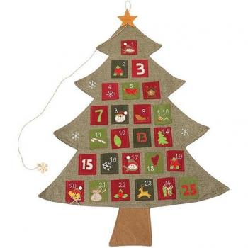 Árbol de Navidad Colgante con Cuenta Atrás
