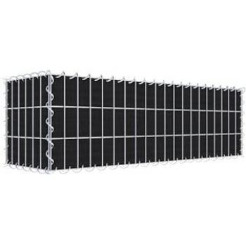 Planting Gabion with Fabric 100 cm x 30 cm x 30 cm (L x H x D), Mesh Size 5 cm x 10 cm, Spiral