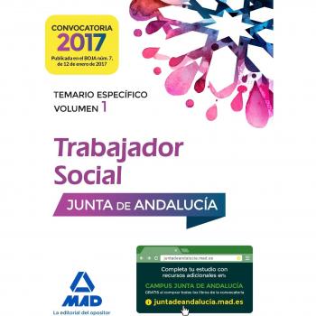 Trabajador social vol 1 especifico junta andalucia (Tapa blanda).