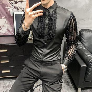 Manga Larga Elegante para Club de Graduación