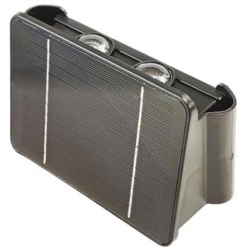 Aplique Solar LED Recargable 4 LEDs con Sensor Crepuscular IP65 – 4 W 3000 K 200 lm