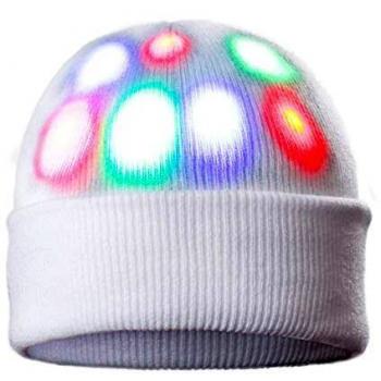 Funny LED Beanie Hat for Christmas Adults and Children