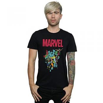 Marvel Avengers Pop Group T-Shirt Black