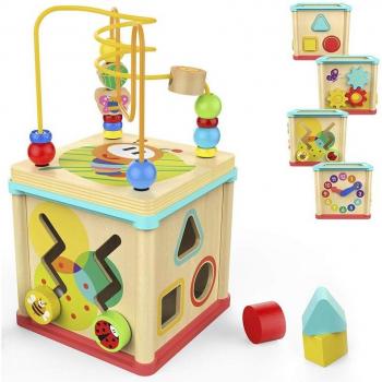 Educational Wooden Beads Toy for Children 2-6 Years Old