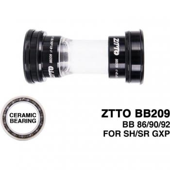 Bicycle Press Fit Bottom Bracket Ø24mm/Ø22mm with Ceramic Bearings for 86-92mm Frames