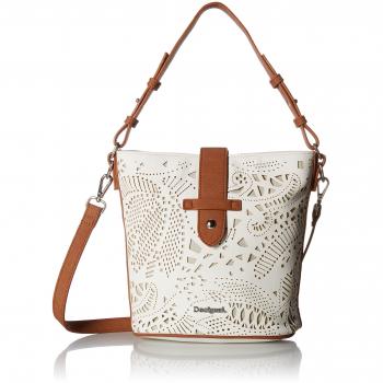 Desigual HENKELTasche für Damen – HADES CARACAS, Farbe Weiß (18SAXPGF‑1000)