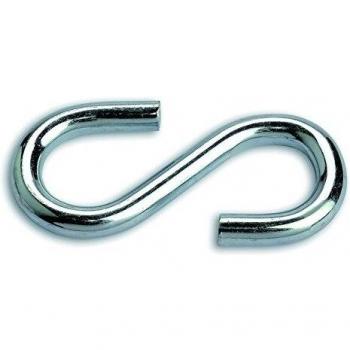 GANCI A ESSE ZINCO CROM. N.20 (12 PZ)
