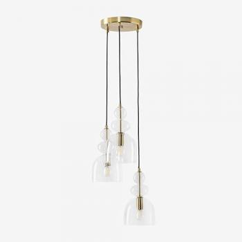 Plafonnier Design Cristal 3 Lumières Bezany
