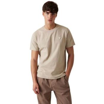Guess Stone Crew Neck T‑Shirt with Logo – Small