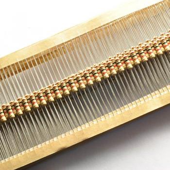 Ensemble de résistances 1K Ohm 0.25W 5% 100 pièces