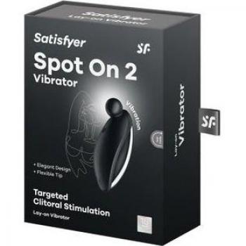 Vibratore Clitorideo Satisfyer Spot On 2 Lay-On Nero