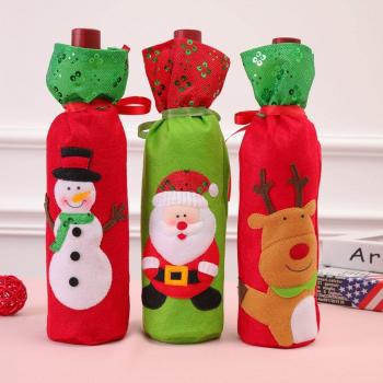 Décoration de table Noël pour bouteille