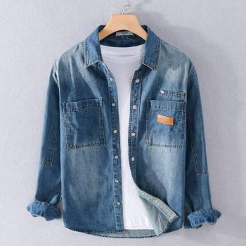 Retro Denim Jacke für Männer