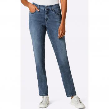 Damen-Jeans 5‑Pocket ASCARI Gr. 25 Kurzgröße Blau Stone Wash