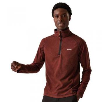 Forro Polar Ligero Regatta Montes para Hombre, Media Cremallera, Rojo Óxido, Talla M