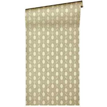 Papier Peint Absolument Chic Gris Pois