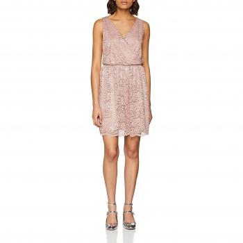 Only Onlsierra S/l Wrap Dress, Vestido Rosa, Talla 42
