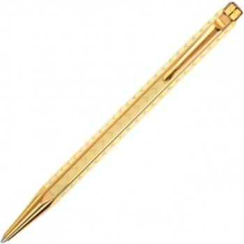 Caran d’Ache Ölgummi Kugelschreiber Ecridor Chevron Gold 0898‑208