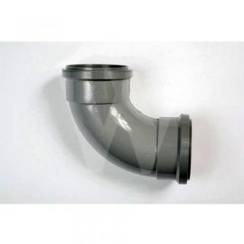 SB417G 110mm Polypipe Grey 92.5° Dual Socket Bend