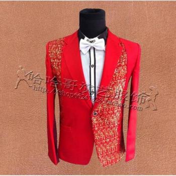 Pailletten Blazer für Herren