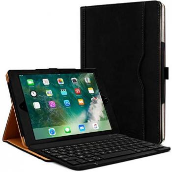 Couvercle robuste iPad 9,7 avec clavier sans fil et support stylus – KARYLAX – Noir