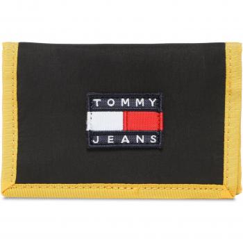 Tommy Hilfiger Portafoglio Tri-fold Heritage Nero