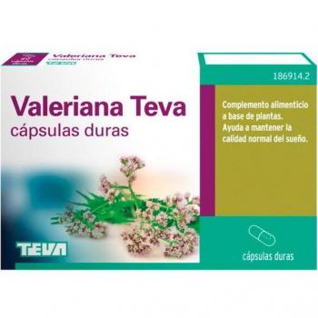 30 Cápsulas Duras de Valeriana Teva