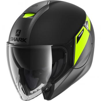 Karonn Shark Citycruiser: Estilo Urbano en Negro Mate y Amarillo Brillante