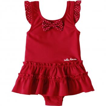 UV Safe Red One-Piece Baby Swimmer – MIKI House