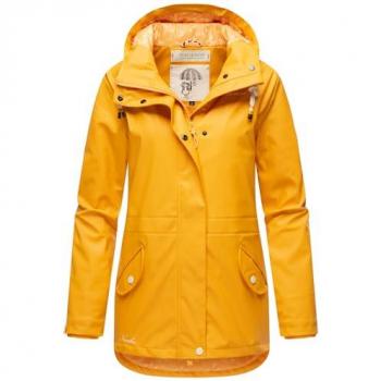 NAVAHOO Warme Regenjacke für Damen