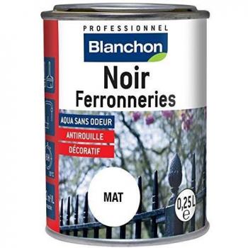 Finitura Metalica Nero Opaca Blanchon Vernice 250 ml