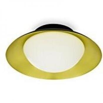 Side Led Black Gold Flush Ceiling Lamp G9