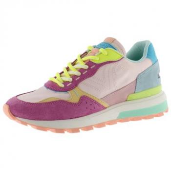 Nylon and Suede Victoria Luna Sneakers