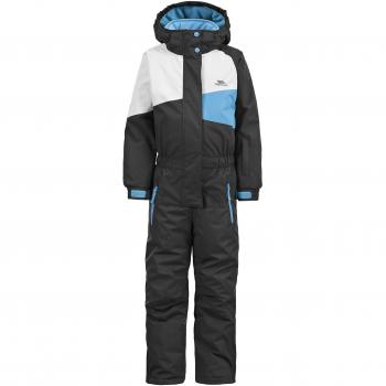 Schwarzer Kids-Skianzug mit Isolierung – Modell UCSUSKK20002, Gr. 5/6