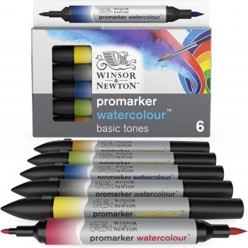 Set de 6 Feutres Promarker Aquarelle Winsor & Newton