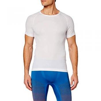 Talla M – Odlo Shirt S/S con Cuello Redondo Blanco