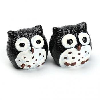 2PCS Mini Owl Planters for Home Decor
