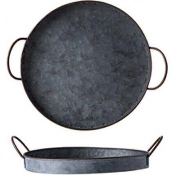 Plato de Hierro Vintage para Decoración