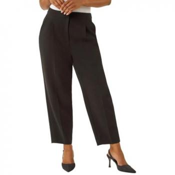 Pantalon Ajusté Noir Petite Roman
