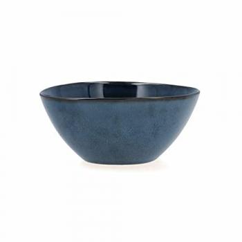 Bidasoa Blue Ceramic Bowl Collection – 6 Pieces (15.8 x 15 x 7 cm)