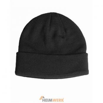 Bonnet en tricot roulé de maille fine polyacrylique