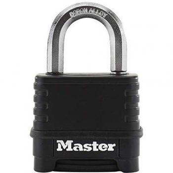 Lacăt cu combinație Master Lock M178EURD Steel Zinc Black