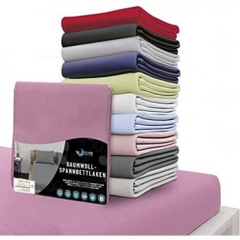 Dreamzie Lenzuolo con Angoli Rosa 90x190cm Oeko‑Tex®