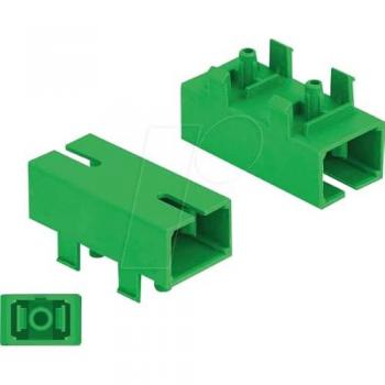Monomodale SC Femmina Verde Accoppiatore DeLock